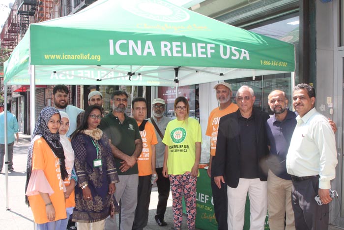 ICNA Relief New York Food Pantry Brooklyn , Parvez Siddiqui, Moviz Asad Siddiqui