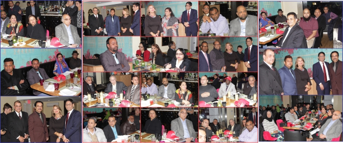 سکائی برڈ کے عشائیہ میں مسلم امریکن کمیونٹی سے تعلق رکھنے والے اہم ٹریول ایجنٹس و کمیونٹی کی اہم شخصیات شریک ہیں (فوٹو : اردو نیوز)